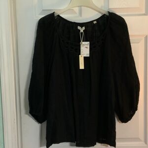 Max Studio Elegant Black Blouse
